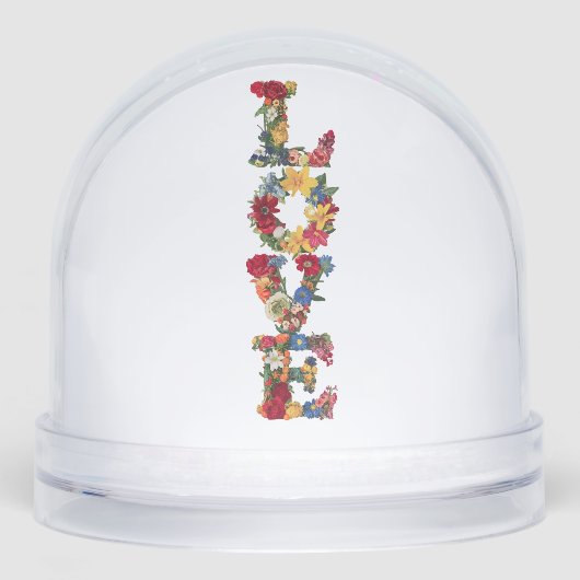 Simple Modern Floral LOVE Typography (正面)