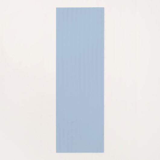  Simple Modern Floral Script Name Blue Aura Lotus  ヨガマット (裏面)