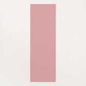 Simple Modern Floral Script Name Blush Pink Lotus ヨガマット (裏面)