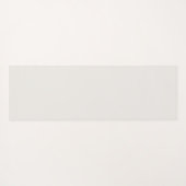 Simple Modern Floral Script Name Cream Lotus  ヨガマット (裏面(横))