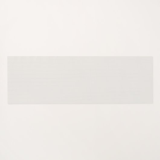 Simple Modern Floral Script Name Cream Lotus ヨガマット (裏面(横))