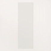 Simple Modern Floral Script Name Cream Lotus ヨガマット (裏面)