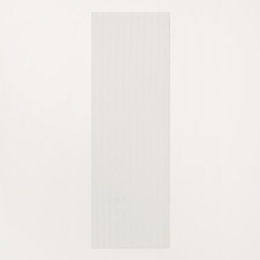 Simple Modern Floral Script Name Cream Lotus ヨガマット (裏面)