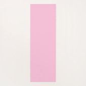 Simple Modern Floral Script Name Soft Pink Lotus ヨガマット (裏面)