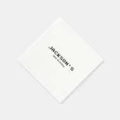 Simple Modern Gamer Boys Birthday Party スタンダードカクテルナプキン (角)