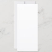 Simple Modern Gold Script Bookmark Photo Wedding セーブザデート (裏面)