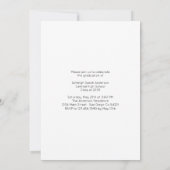 Simple Modern Graduate Photo Graduation Party 招待状 (裏面)