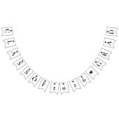 Simple Modern Graduation Party バンティングフラッグ (全)