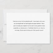 Simple Modern Graduation Thank You 招待状 (裏面)