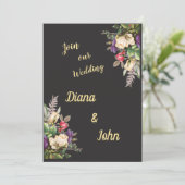 Simple modern invitation, simple, minimalist セーブザデート (スタンド正面)