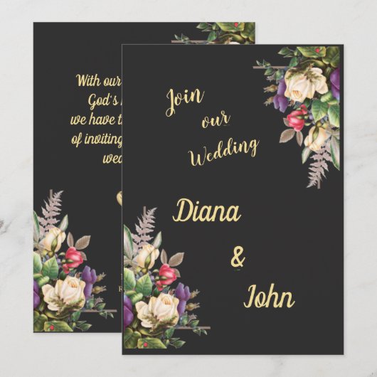 Simple modern invitation, simple, minimalist セーブザデート (正面/裏面)