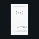 Simple Modern Minimal Vertical Professional Logo 名刺<br><div class="desc">Simple Modern Minimal Vertical Professional Logo Business Card</div>