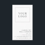 Simple Modern Minimal Vertical Professional Logo 名刺<br><div class="desc">Simple Modern Minimal Vertical Professional Logo Business Card</div>