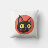  Simple modern minimalist animal graphic  クッション (正面)