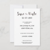 Simple Modern Personalized Photo Engagement Couple (裏面)