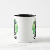 Simple Modern Pet Photo Name マグカップ (中央)