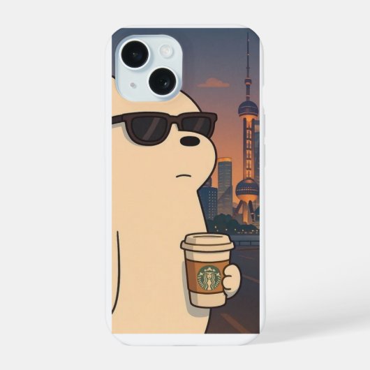 Simple Modern Phone Case iPhone 15ケース (裏面)