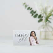 Simple Modern Photo Business  名刺 (スタンド正面)