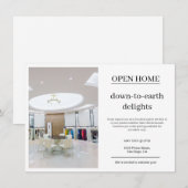 Simple Modern Photo Business Note Card (正面/裏面)
