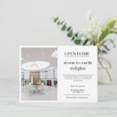 Simple Modern Photo Business Note Card (スタンド正面)
