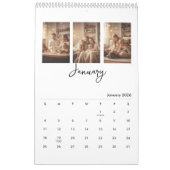 Simple Modern Photo Calendar カレンダー (1月 2026)