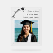Simple modern photo Graduate アクリルサイン (正面)
