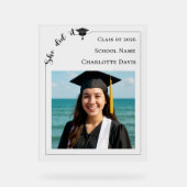 Simple modern photo Graduate アクリルサイン (正面)