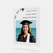 Simple modern photo Graduate アクリルサイン (傾斜)