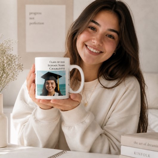 Simple modern photo Graduate コーヒーマグカップ