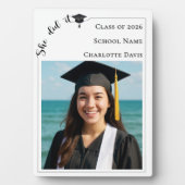 Simple modern photo Graduate フォトプラーク (正面)