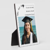 Simple modern photo Graduate フォトプラーク (側面)