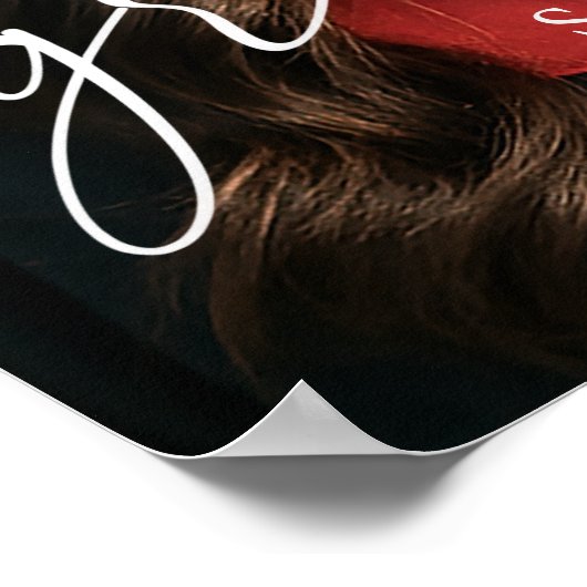 Simple modern photo Graduation Party welcome ポスター (角)