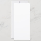 Simple Modern Photo Strip Wedding Save the Date (裏面)