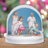 Simple Modern Photo Template Custom Family Name