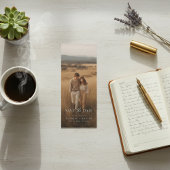 Simple Modern Photo Wedding Save the Date セーブザデート