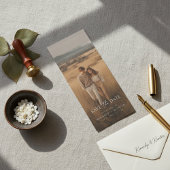 Simple Modern Photo Wedding Save the Date セーブザデート