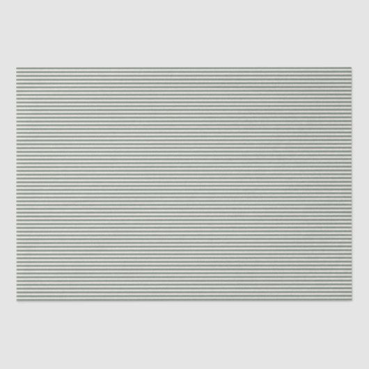 Simple Modern Rustic Sage Green Stripes  薄葉紙 (正面)