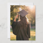 Simple Modern Script Class of '26 Graduation Party 招待状 (裏面)