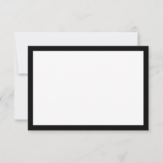 Simple Modern Script Graduation サンキューカード (裏面)