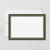 Simple Modern Script Graduation Thank You Card サンキューカード (裏面)