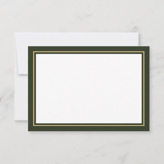 Simple Modern Script Graduation Thank You Card サンキューカード (裏面)