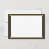 Simple Modern Script Graduation Thank You Card サンキューカード (裏面)