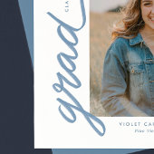 Simple Modern Tassel Graduation Announcement 案内状