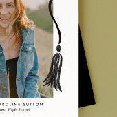 Simple Modern Tassel Graduation Announcement 案内状