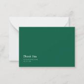 Simple Modern Thank You Cards ノートカード (正面)