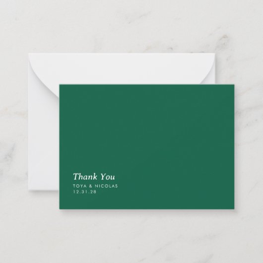 Simple Modern Thank You Cards ノートカード (正面)