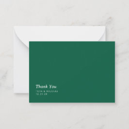Simple Modern Thank You Cards ノートカード