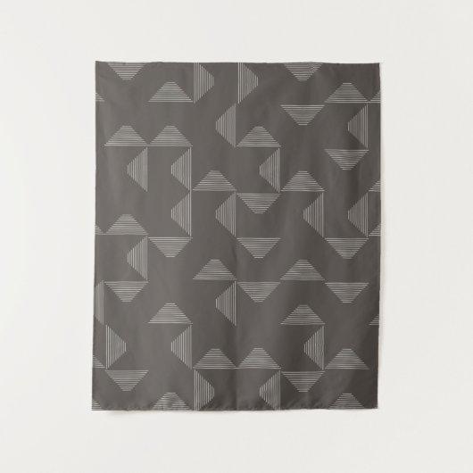 Simple, modern, trendy geometric graphic pattern タペストリー (正面)