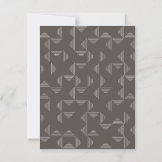 Simple, modern, trendy geometric graphic pattern ノートカード (正面)