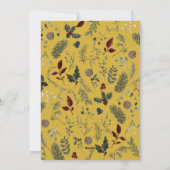 Simple Modern Typography 1 Photo Gold Christmas シーズンカード (裏面)